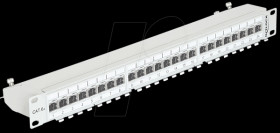43319 19“ Patch Panel 24 Port Cat.6A grey