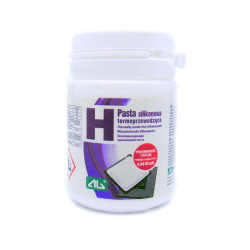 Pasta termoprzewodząca H silikonowa biała 100g AG