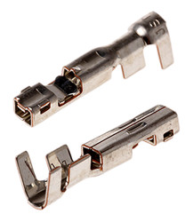 Styk zagniatany zaciskany, żeński, pokryty cyną, JST, MWP