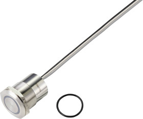 TRU COMPONENTS TC-9554796 Przycisk czujnika, 22 mm, 24 V, 0.5 A, 1 szt.