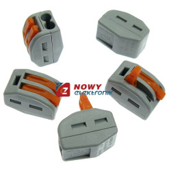 Szybkozłączka 2-tor drut/linka zacisk złączka elektryczna