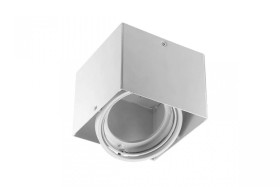 Oprawa sufitowa PIREO N natynkowa, pojedyńcza, IP20, biała/biała