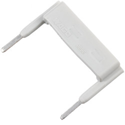 WAGO 858-402 Insulated 2-Way 12A Light Grey Jumper