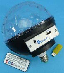 PROJEKTOR LED KULA DISCO USB BLUETOOTH