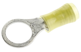 Zacisk oczkowy rozmiar przewodu 6.6mm² Ø , M10 izolowany średnica wew 10.3mm Żółty TE Connectivity