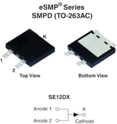 SE12DD Surface-Mount ESD Capability Rectifiers