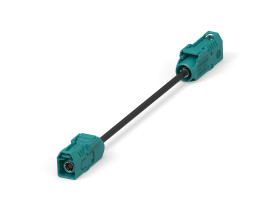 Kabel koncentryczny złącze A Wtyk FAKRA złacze B Wtyk FAKRA długość 300mm Z zakończeniem