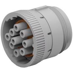 TE Connectivity HD16-9-96S DIN Connector Socket 47 Pins 1 pc