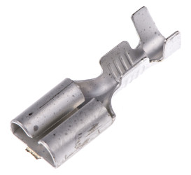 Konektor płaski Żeński 6.35 x 0.8mm Izolacja: Nieizolowane Cyna