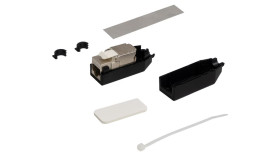 Złącze Ethernet Gniazdo Złącze RJ45 Montaż na kablu Cat6a TUK Limited 8-żyłowe