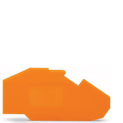 WAGO 780-317 End And Intermediate Plate 1.5mm thick Orange