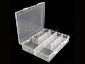 Pudełko organizer 14 przegródek 21x17x3.8cm OR16