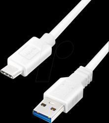 CU0175 USB-A connector to USB-C connector, 1.5m