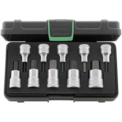 Stahlwille 54/10 KN 96031508 Hex Bit set 10-piece 1/2" (12.5 mm)