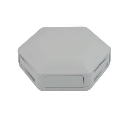 CamdenBoss CBHEX1-33-GY Hex-Box IoT Enclosure 3 Solid Panels and 3 Vented Grey