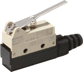 Wyłącznik krańcowy typ Dźwignia Omron NO/NC Działanie natychmiastowe ac 2 A, dc 200mA 480V IP67