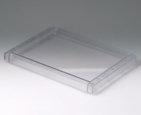 Cover, L, flat, closed, PC, (W x H x D) 302 x 29 x 220 mm, transparent, for DATEC-TERMINAL L, basic enclosure version I, II, III