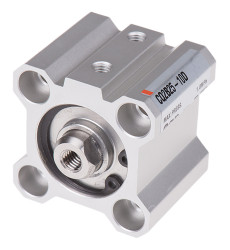 Siłownik kompaktowy skok: 10mm SMC Ø 25mm dwustronnego działania Action 37.5mm CQ2B25-10D M5 x 0,8