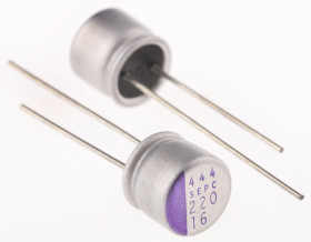 Kondensator 220μF ±20% 16V dc THT 13mΩ Panasonic