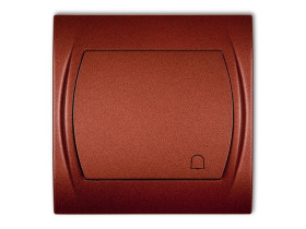 LOGO Wyłącznik zwierny przycisk "dzwonek" brązowy metalik 9LWP-4 KARLIK