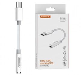 ADAPTER HF TYP-C SOMOSTEL BIAŁY SMS BZ02