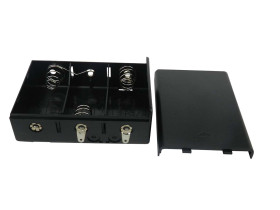 Uchwyt do baterii, x 3, maks. Ø 26.2mm, montaż zatrzaskowy