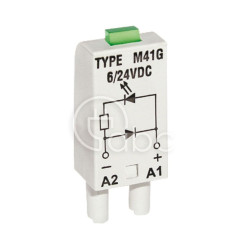Moduł sygnalizacyjny LD LED zielony+D 6-24 V DC M41G 854782