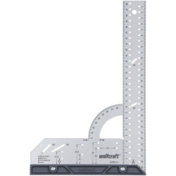 Wolfcraft 5205000 Try Square 45&#xB0; Stop 200x300mm Multi-functional Tool