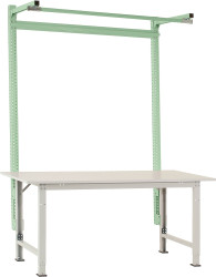 Manuflex AS1621.6011 Portal z wysięgnikiem w reseda zielonym RAL 6011, dla standardu PACKPOOL o szerokości 2000 mm