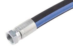 Zespół węży hydraulicznych, 454mm, 215bar, Proste G 3/4 żeńskie - G 3/4 żeńskie