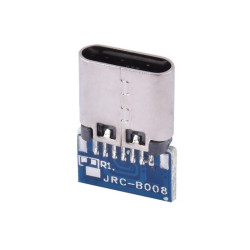 Gniazdo USB-C z płytką do lutowania 4-Pin