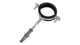 Obejma Mocująca Z Wkładką Gumową I Kołkiem Montażowymoszg-114 5/4 - 38-43Mm