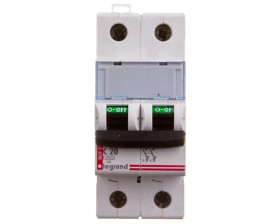 Wyłącznik nadprądowy 2P C 20A 10kA AC S312 TX3 404206