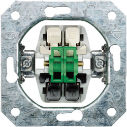 Siemens 5TA2114 DELTA Shutter Insert Pushbutton Flush Mount 10A 250V Interlocked