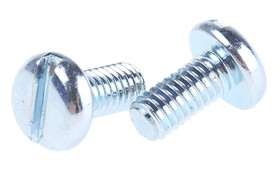 Śruby maszynowe M3 łeb z łbem walcowym soczewkowym Stalowe długość 6.0mm skok 0.50mm