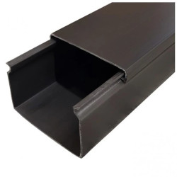 Listwa elektroinstalacyjna kanał kablowy BKK 60x40mm korytko z pokrywą NEKU czarny 2mb