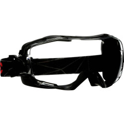 3M GG6001SGAF-BLK Safety Goggles Anti-Fog Anti-Scratch Coating Black