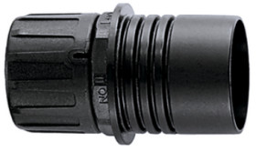 Reduction, 42 to 21 mm, PA, IP65, black, (L) 60 mm, 166-25010