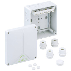Spelsberg 81041001 Joint Box 140x140x79mm grey IP65 DIN IEC 60670