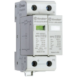 Finder 7P.25.8.275.1020 Surge Arrester 20 kA 1 piece Compact Design