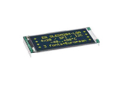 Wyświetlacz OLED 2.0cal Żółty 4 x 20pikseli Display Visions Grafika I2C, SPI