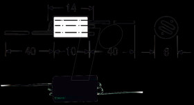 06H-851X-00 Broadband choke, 0.85 kOhm