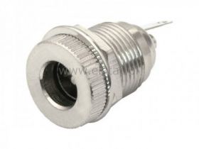 Gniazdo DC 2,1/5,5; przykręc do obud. metal