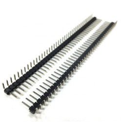 40 Goldpin Header Male Single Angled 90° 2.54mm