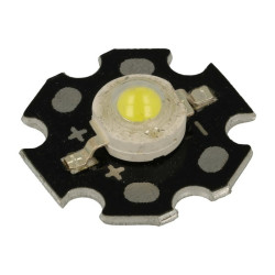 Dioda LED 1W Biała LUXEON 6500K star jasn.85lm 120° 3V