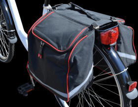 Bike - bike pannier, 2x 17 litres, reflectors