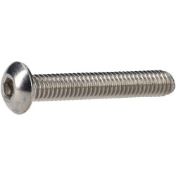 R-TECH 337481 M4 X 25 Hex Socket Button Screws A2 ST/ST