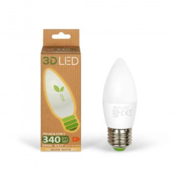 Żarówka LED 4W E27 Świeczka 340lm Ciepła 3000K / GP021C04