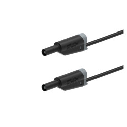 Wtyk 2710-IEC-100N, 12A, 1kV, kolor: Czarny, dł. 1m, Electro PJP