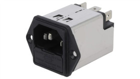 5200.0223.1Złącze Zasilające Ac Gniazdo Męskie 2A 250Vac Iec 60320 5200